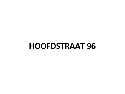 Hoofdstraat 96 98