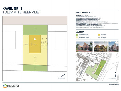 Kavel 3 Toldam in Heenvliet 