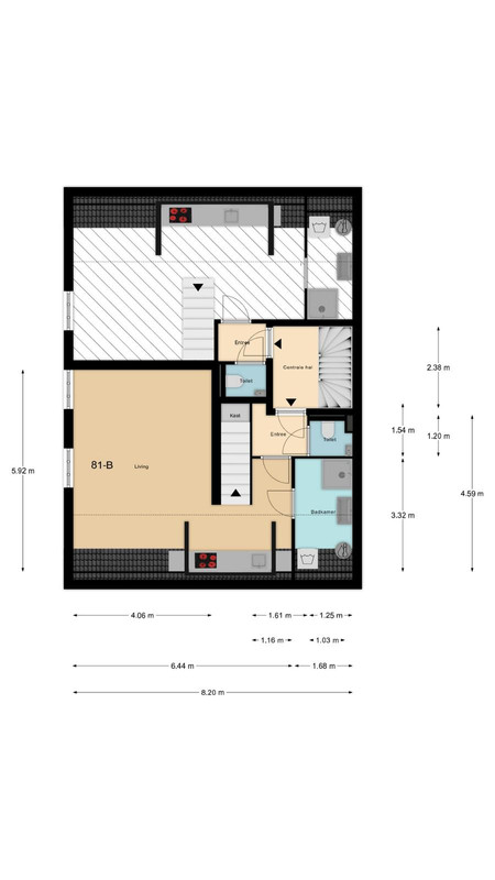 Appartement te huur: Dam 81B, Alblasserdam