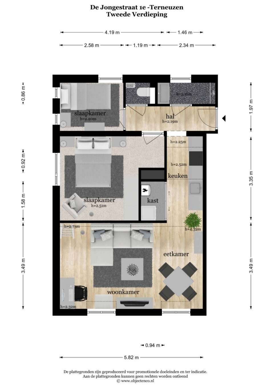 Woning te huur: De Jongestraat 1E 4531GL Terneuzen
