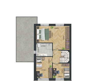 Type A1: Twee-onder-een-kapwoning 