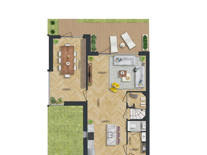 Type B5: Hoekwoning 