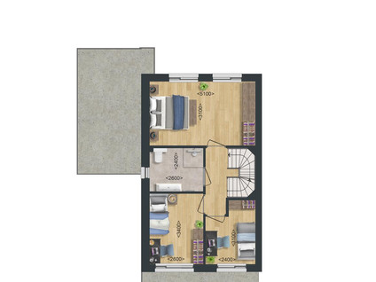 Type B5: Hoekwoning 