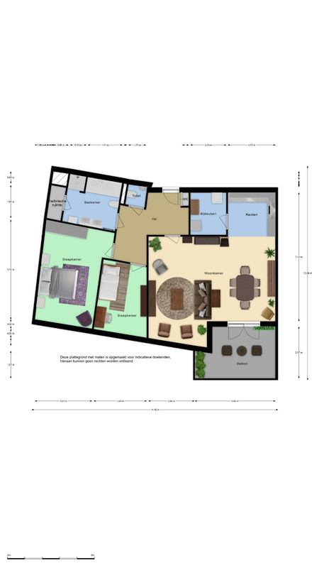 Appartement te koop: Dierkensteenweg 3-107, Oostburg