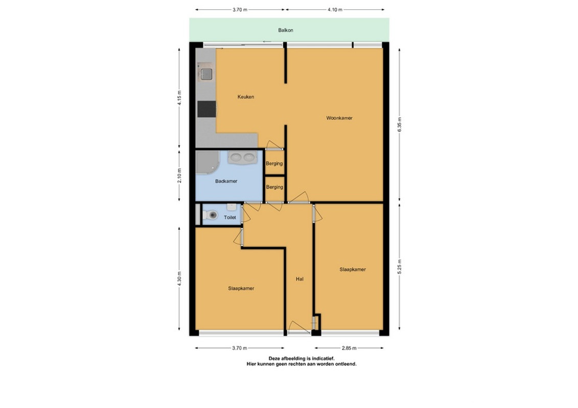 Appartement te koop: Peter van Anrooylaan 268, Terneuzen