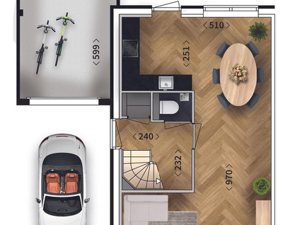 Twee-onder-een-kapwoning Marjolein 