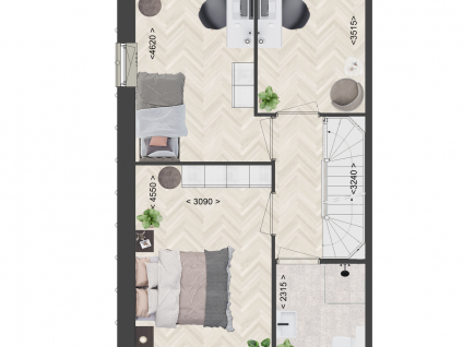 Hoek- en tussenwoning 