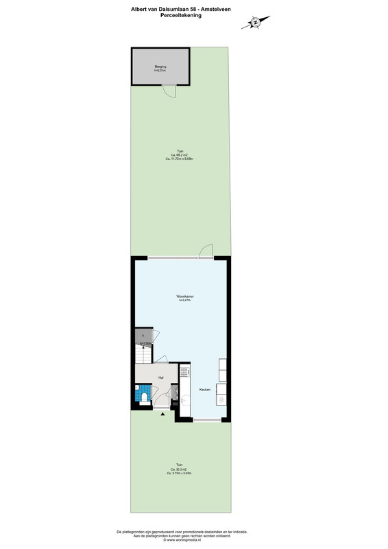 Tussenwoning te koop: Albert van Dalsumlaan 58, Amstelveen