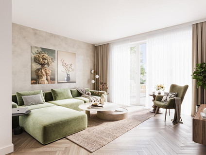 Hoekwoning met verlengde kap 
