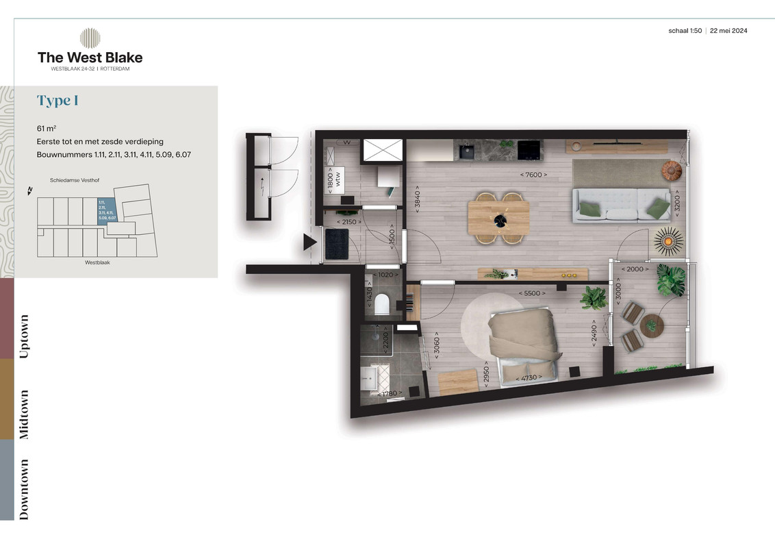 Appartement te koop: Westblaak 32Q02, Rotterdam