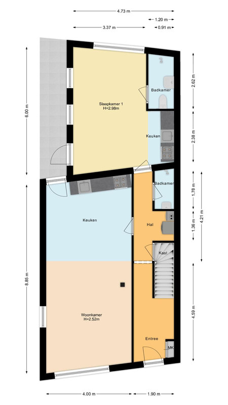 Tussenwoning te koop: Van Sasse van Ysseltstraat 4, Tilburg