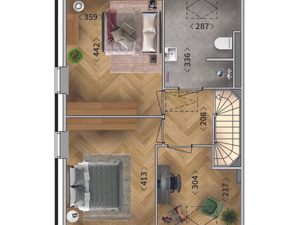 Semi-bungalow Zwenkgras 