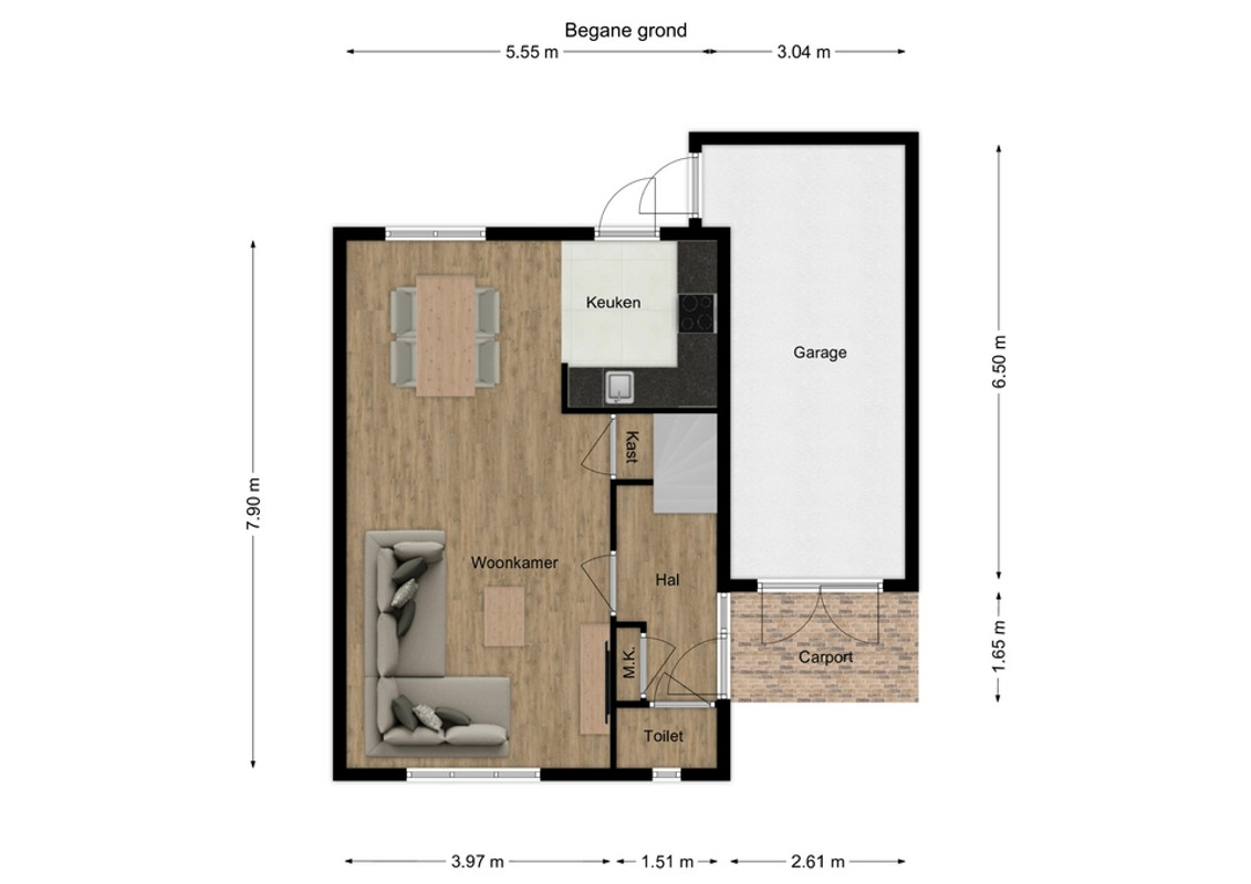 Tussenwoning te koop: Simon Vestdijkstraat 42, Raamsdonksveer