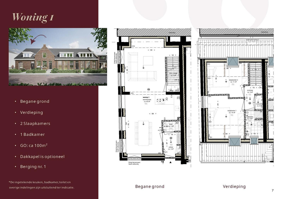 Appartement te koop: Vondelstraat 1, Bunschoten-Spakenburg