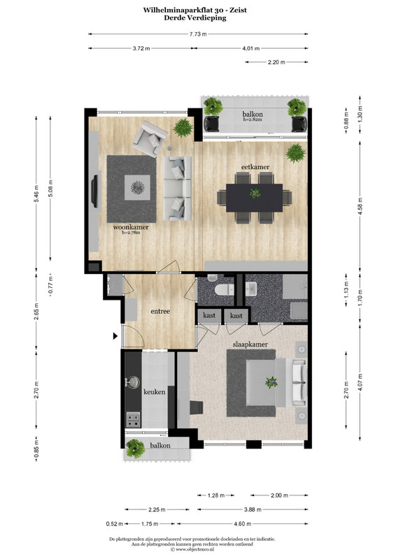 Appartement te koop: Wilhelminaparkflat 30, Zeist
