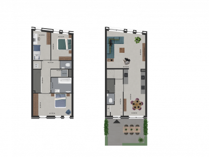 Hoek maisonnette 
