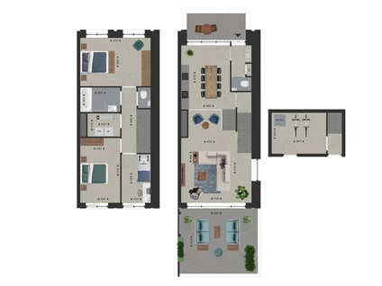 Hoek maisonnette 