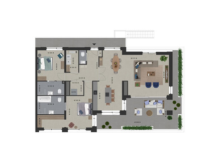 Penthouse "Solitair Verte" 