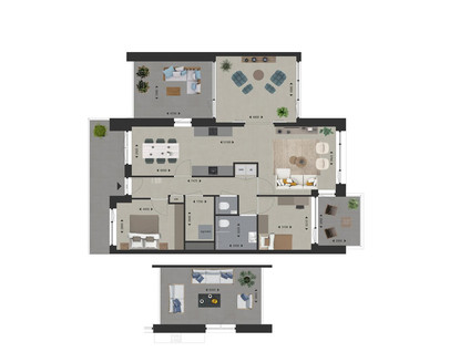 Singel appartement 