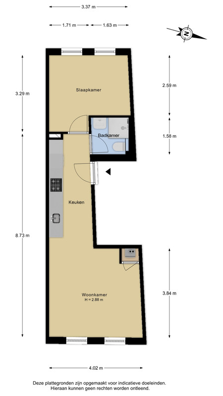 Studio te koop: Scheepstimmermanslaan 3A02, Rotterdam