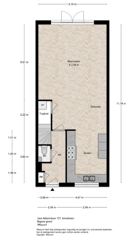 Tussenwoning te koop: Jane Addamslaan 127, Amstelveen