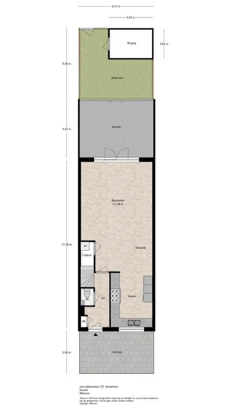 Tussenwoning te koop: Jane Addamslaan 127, Amstelveen