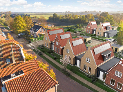 Hoekwoning met verlengde kap 