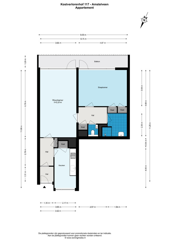 Appartement te koop: Kostverlorenhof 117, Amstelveen