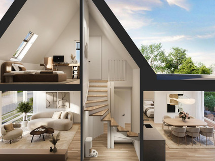 Verdieping -hoek-/tussenwoningen (type 3A) 