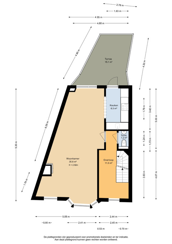 Appartement te koop: Wilhelminaplein 19A, Heemstede