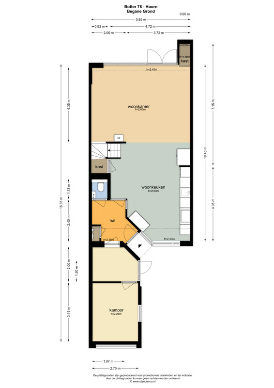 Tussenwoning te koop: Botter 78, Hoorn