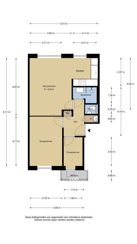 Appartement te koop: Katendrechtse Lagedijk 49B, Rotterdam