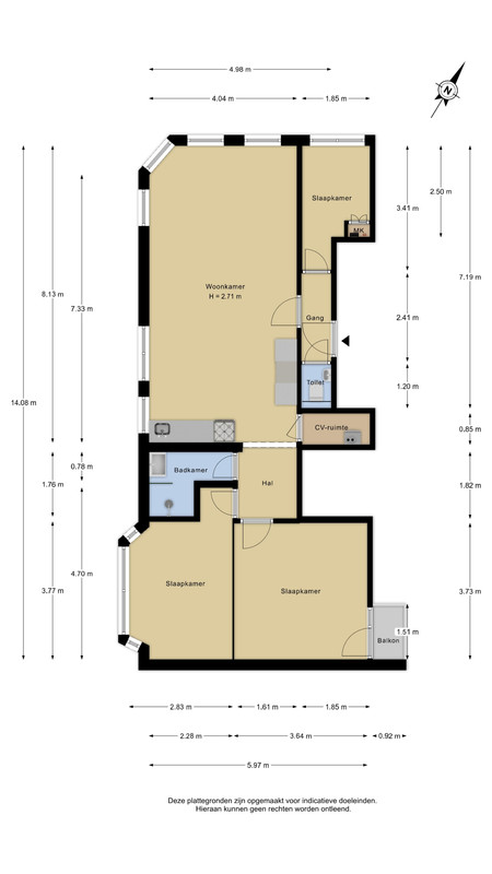 Appartement te koop: Lange Hilleweg 218A01, Rotterdam