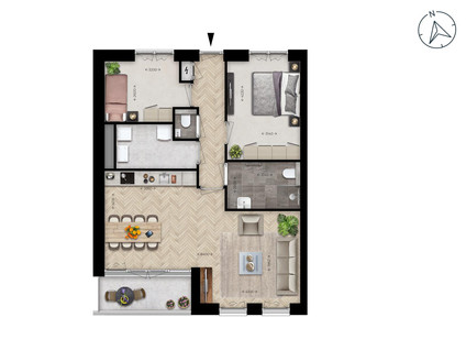Appartement type F 