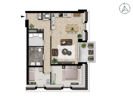 Appartement type K 