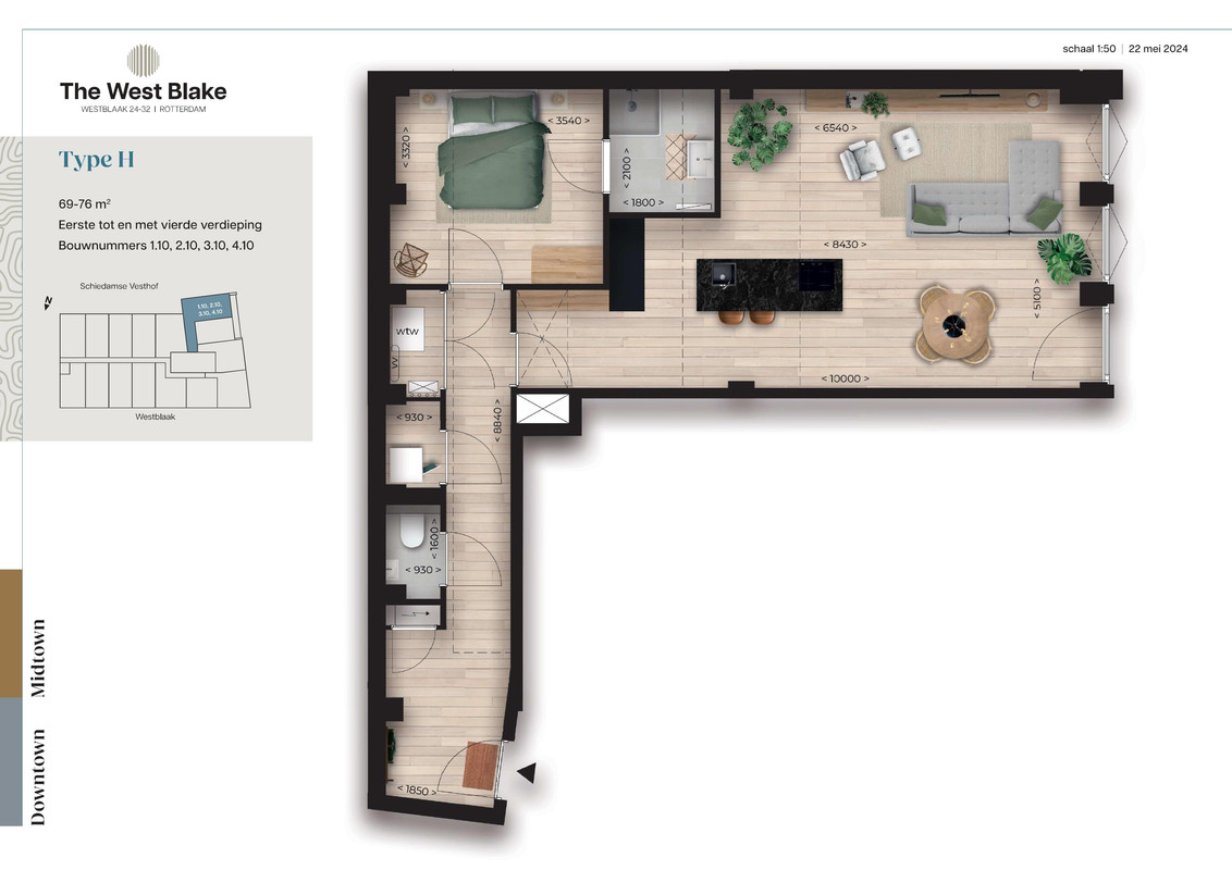 Appartement te koop: Westblaak 32A01, Rotterdam