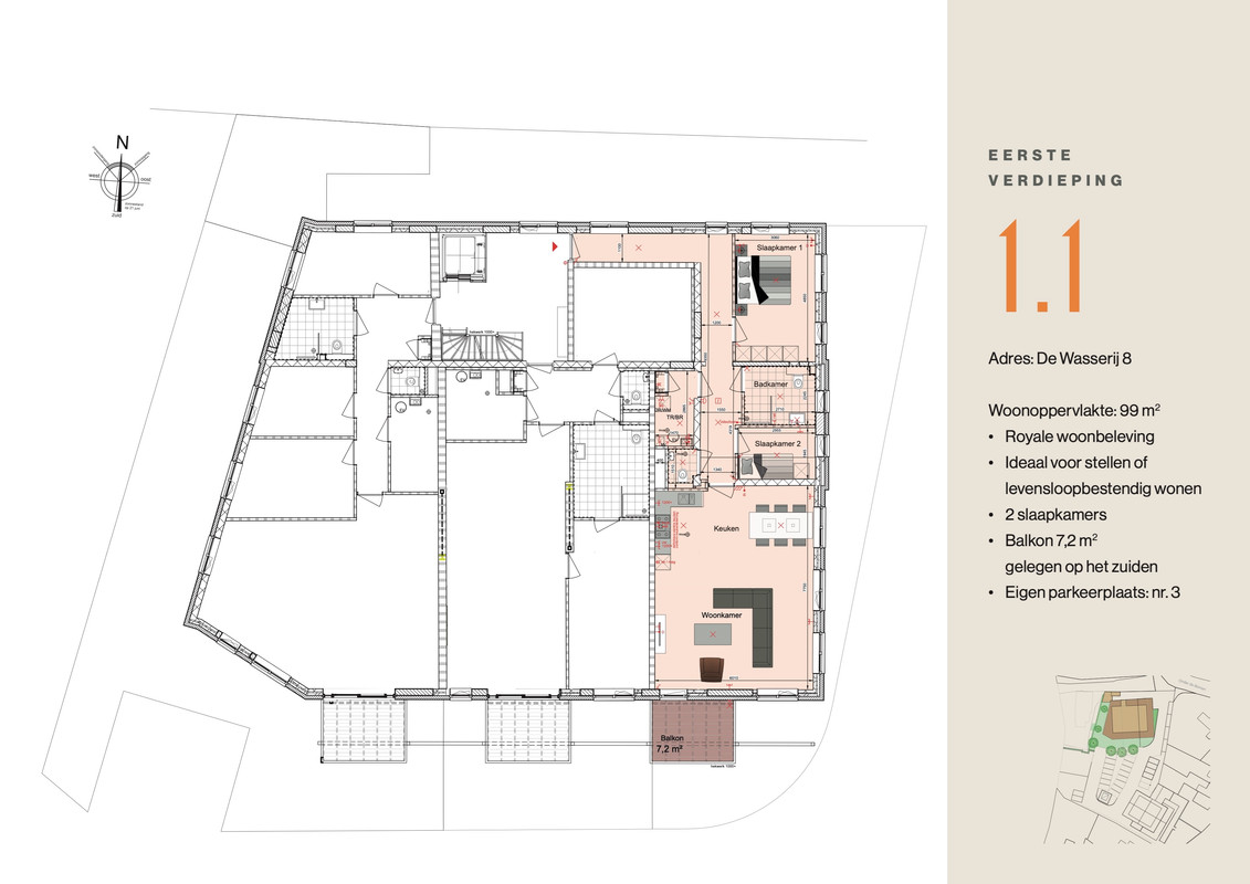 Appartement te koop: De Wasserij 8, Renkum
