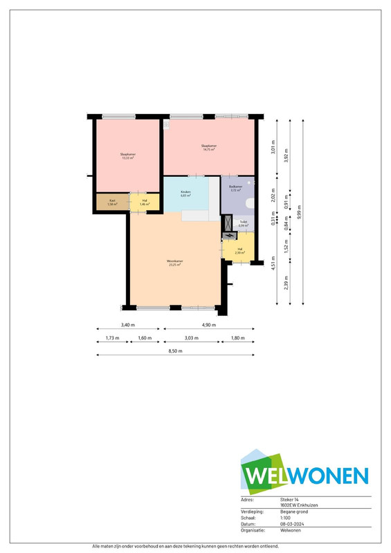 Appartement te koop: Steker 14, Enkhuizen