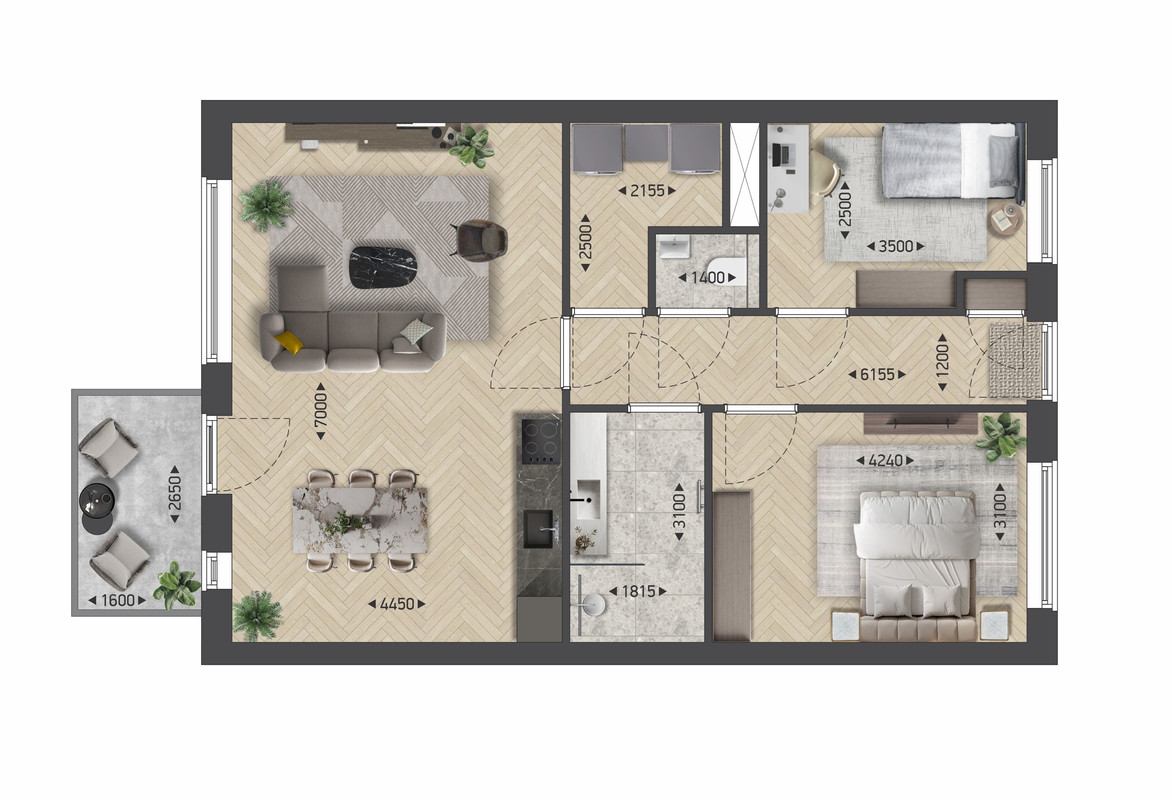 Appartement te koop: Borg. Oosterwijkbrink 107, Oosterwolde
