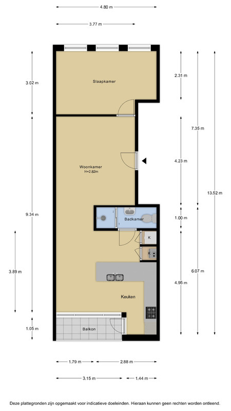 Appartement te koop: Groene Hilledijk 201B01, Rotterdam