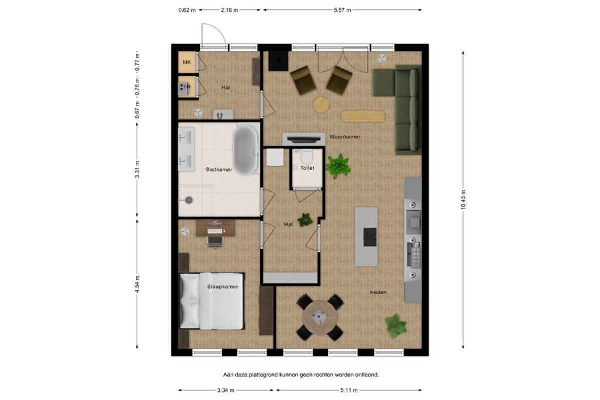 Appartement te koop: Sint Michielstraat 1-101, Oostburg