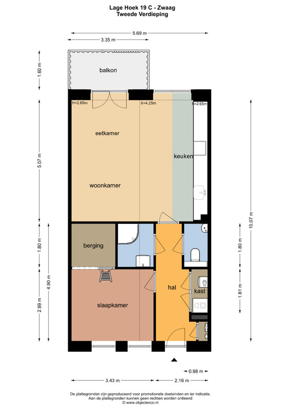 Appartement te koop: Lage Hoek 19C, Zwaag