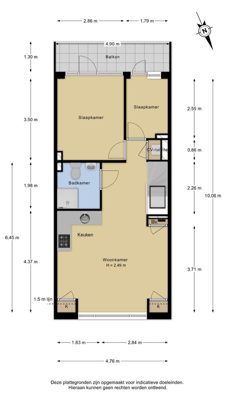 Appartement te koop: Bas Jungeriusstraat 82D, Rotterdam