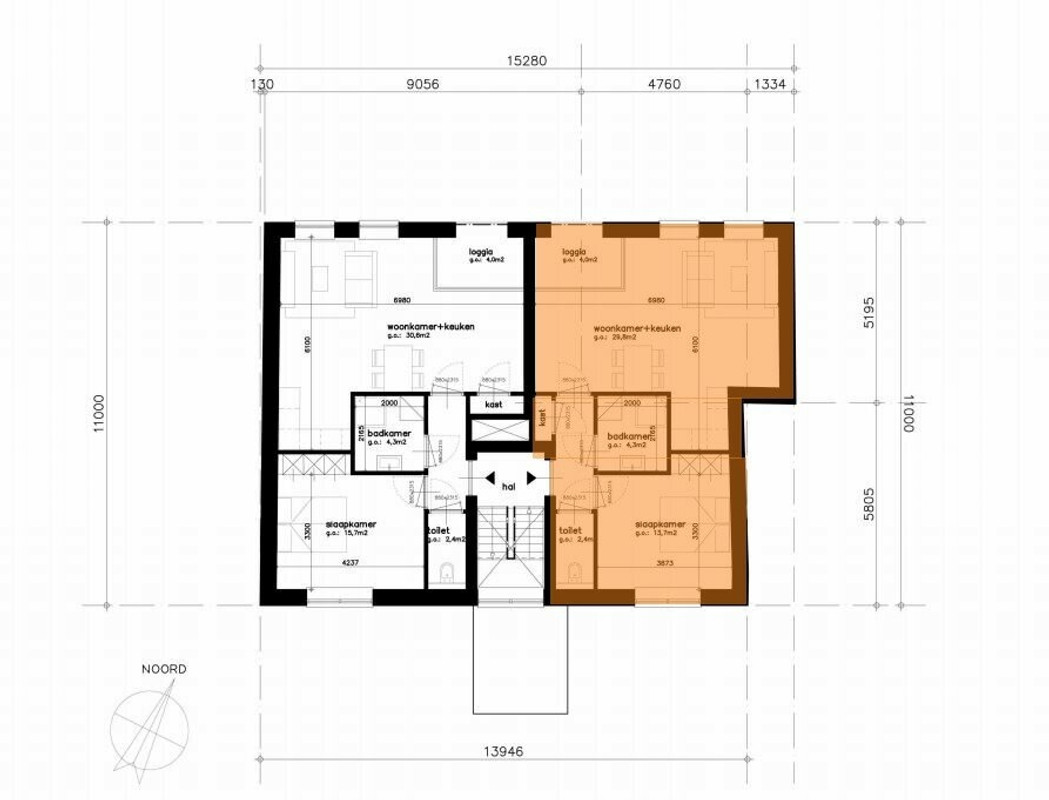 Appartement te huur: Visserstraat 18BBNR, Steenbergen