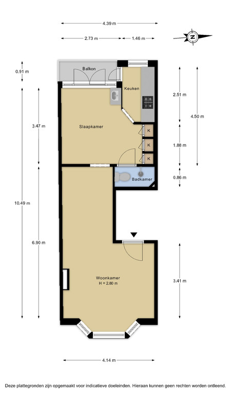 Studio te koop: Soetendaalsekade 41A02, Rotterdam