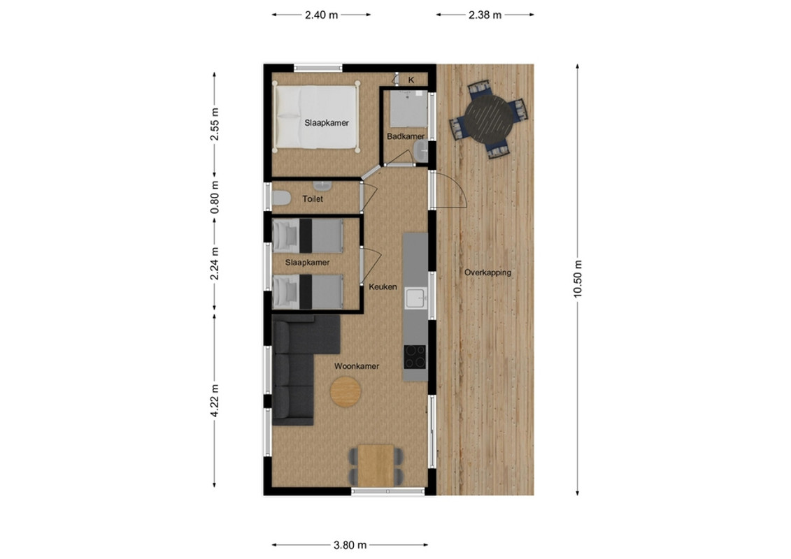 Twee-onder-één-kap te koop: Van Haestrechtstraat 24-0478, Kaatsheuvel