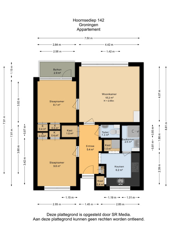 Appartement te koop: Hoornsediep 142, Groningen