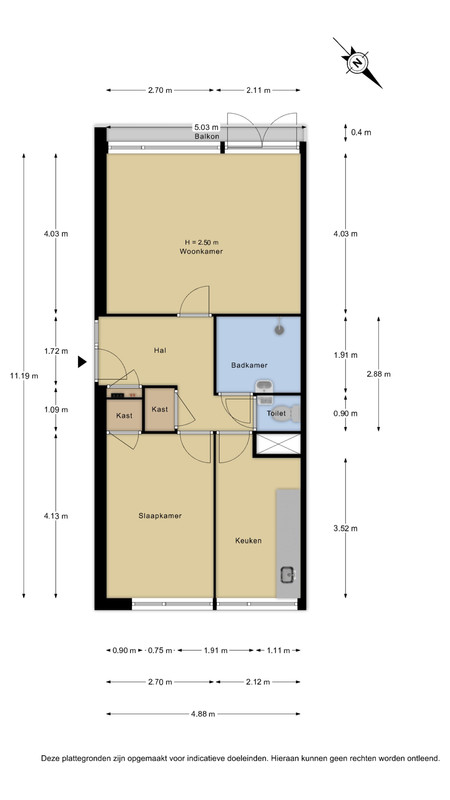 Appartement te koop: Chopinplein 32, Schiedam