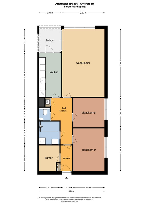 Appartement te koop: Aristotelesstraat 6, Amersfoort