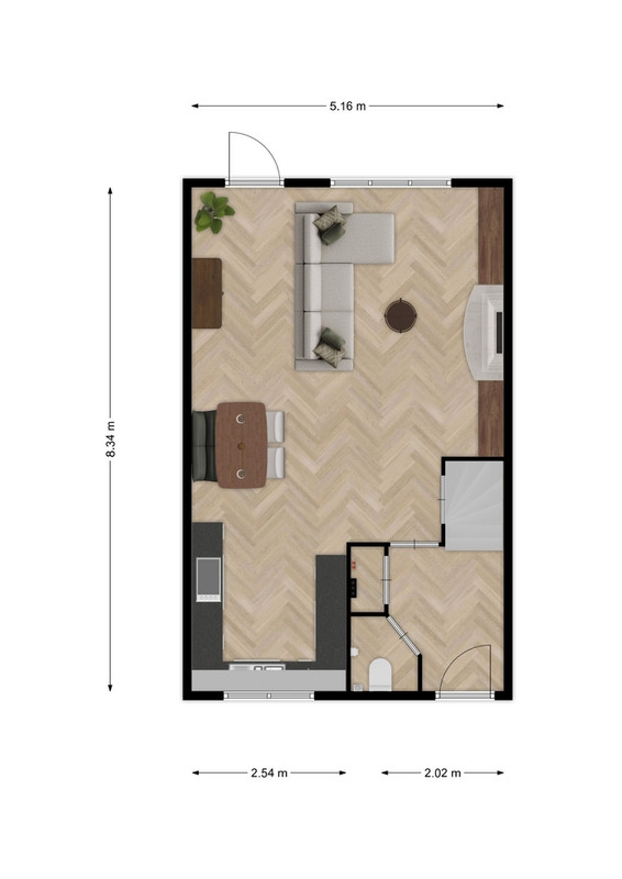 Tussenwoning te koop: Willem van der Scheepad 13, Hoogvliet Rotterdam
